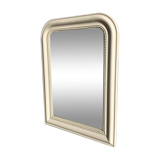 White Louis Philippe mirror - 76 x 56 cm
