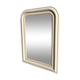 Miroir Louis Philippe blanc - 76 x 56 cm
