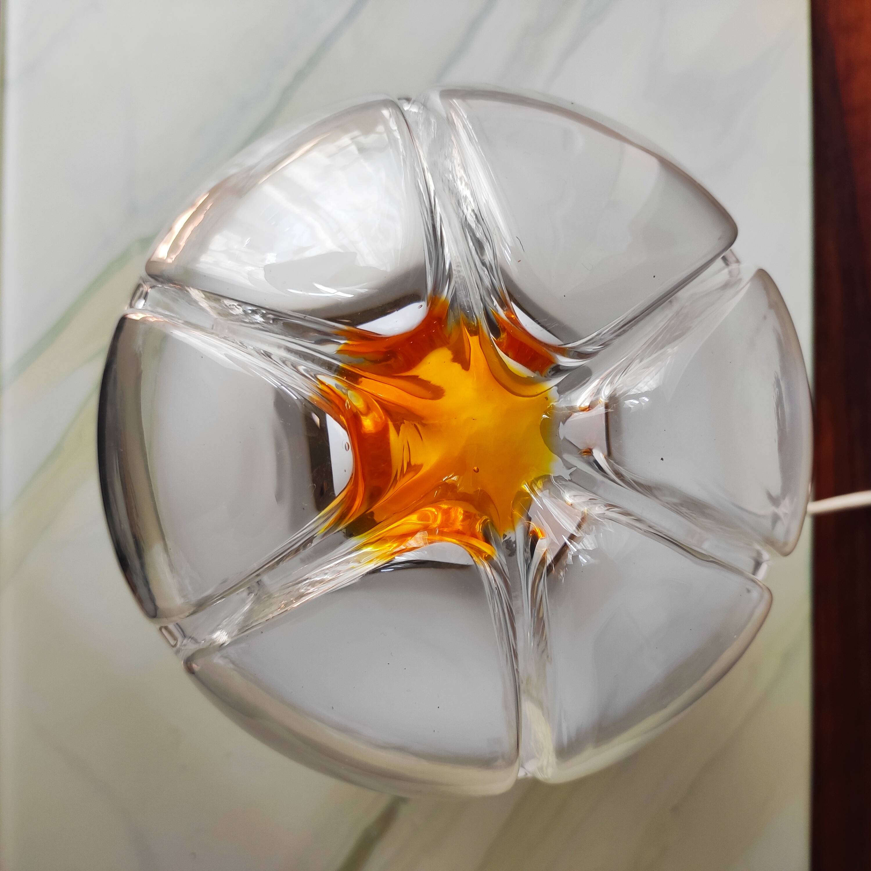 Vintage Mazzega 1970 Murano glass lamp