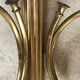 Pair of gilded bronze wall lamps