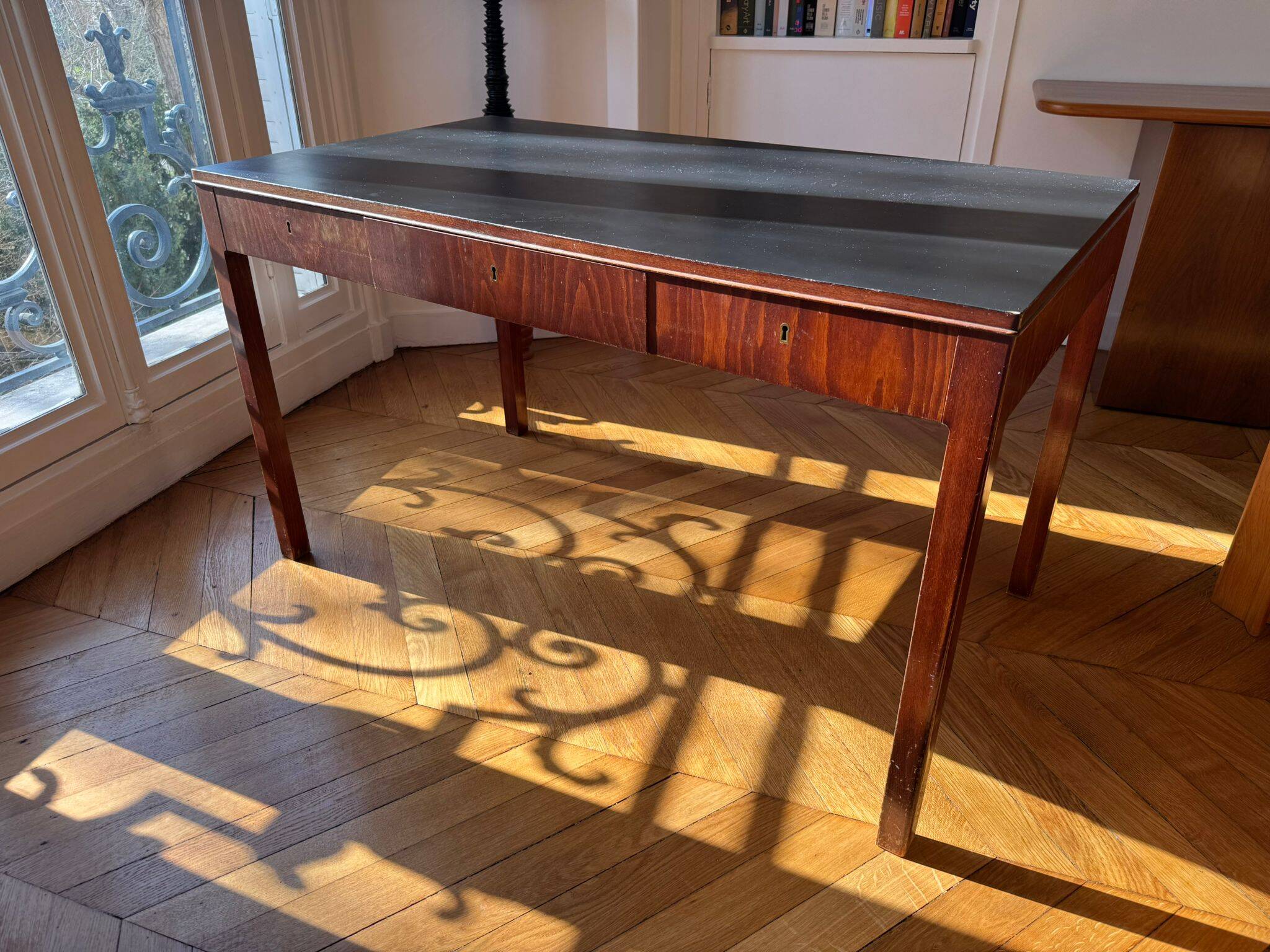 Bureau par Ole Wanscher, 1941 - tres rare & signé