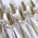 Orbrille JB silver metal cutlery set 37 pieces