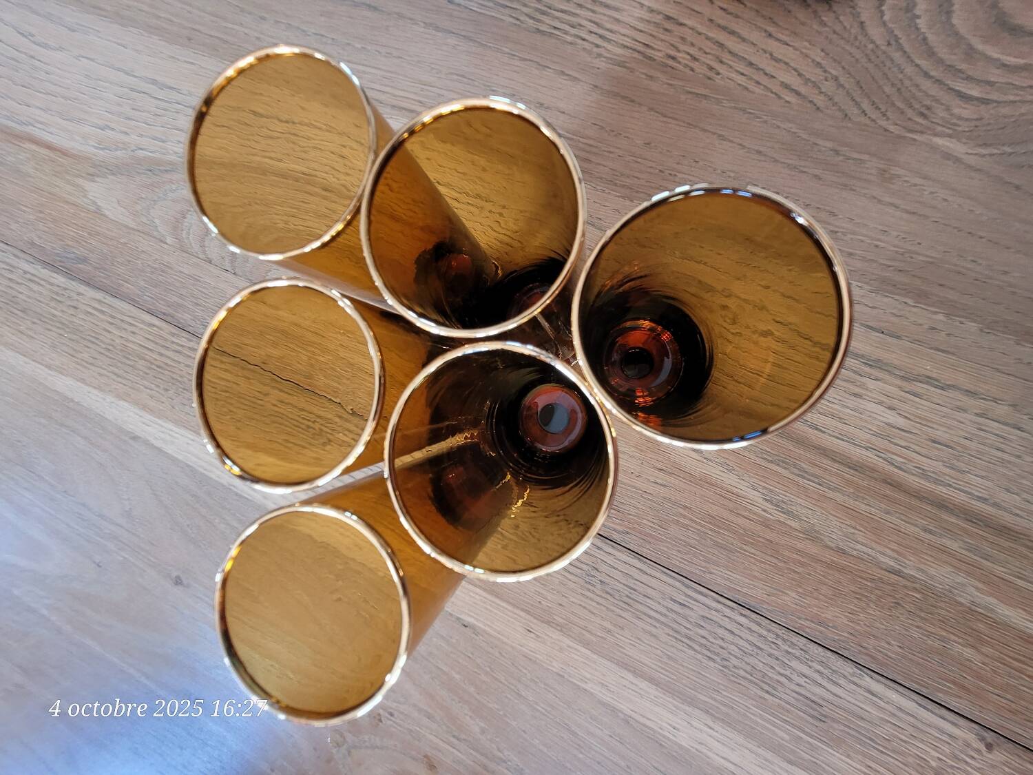 6 flûtes à champagne Vintage