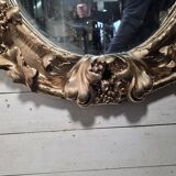 Louis XV rococo style gilded mirror, 130×100cm