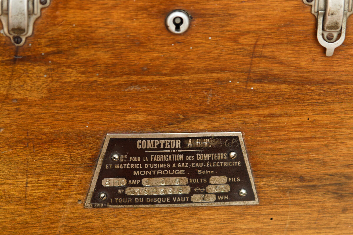 Mahogany and brass box, early twentieth