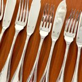 Christofle Malmaison 12 fish cutlery set excellent condition (24 pieces)