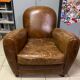 Fauteuil club cuir
