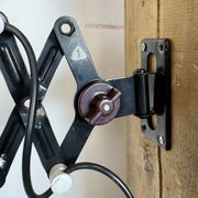 Industrial East German Scissor Lamp from VEB Zweckleuchtenbau Dresden, 1960