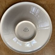Two hollow dishes in glazed ceramic old model flora KG France luneville