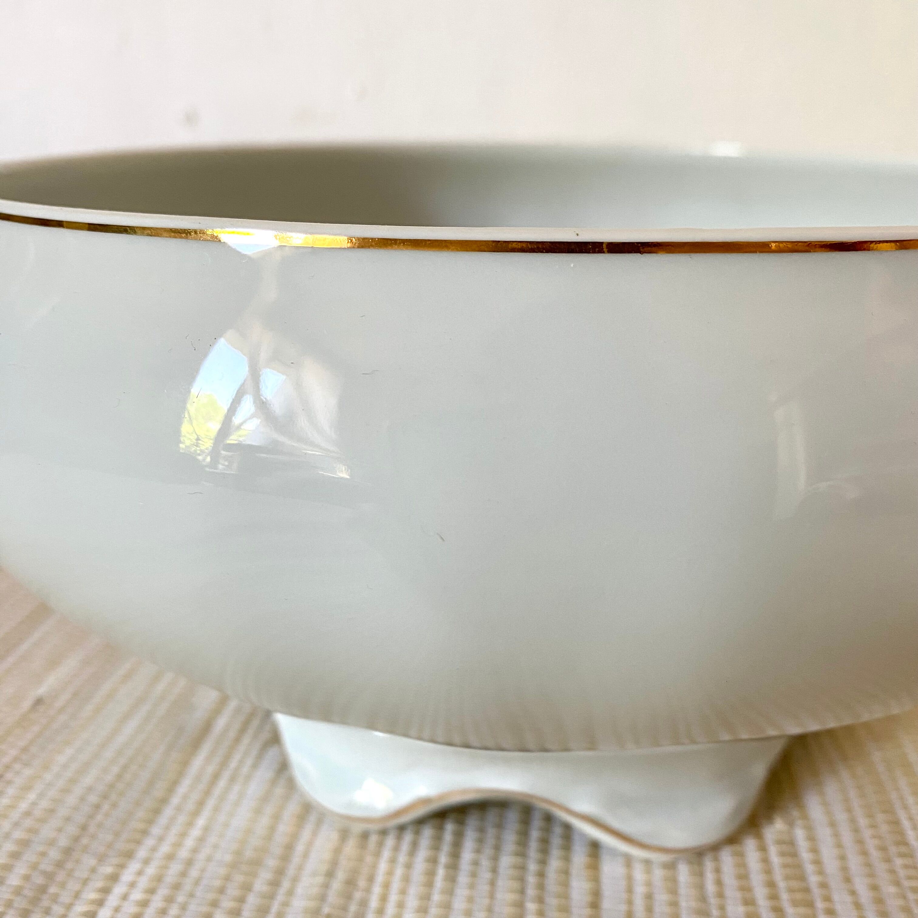 Limoges porcelain salad bowl