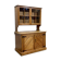 Two-part English sideboard in fir and walnut from the 1930s