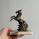 Pair of gilded metal bookends