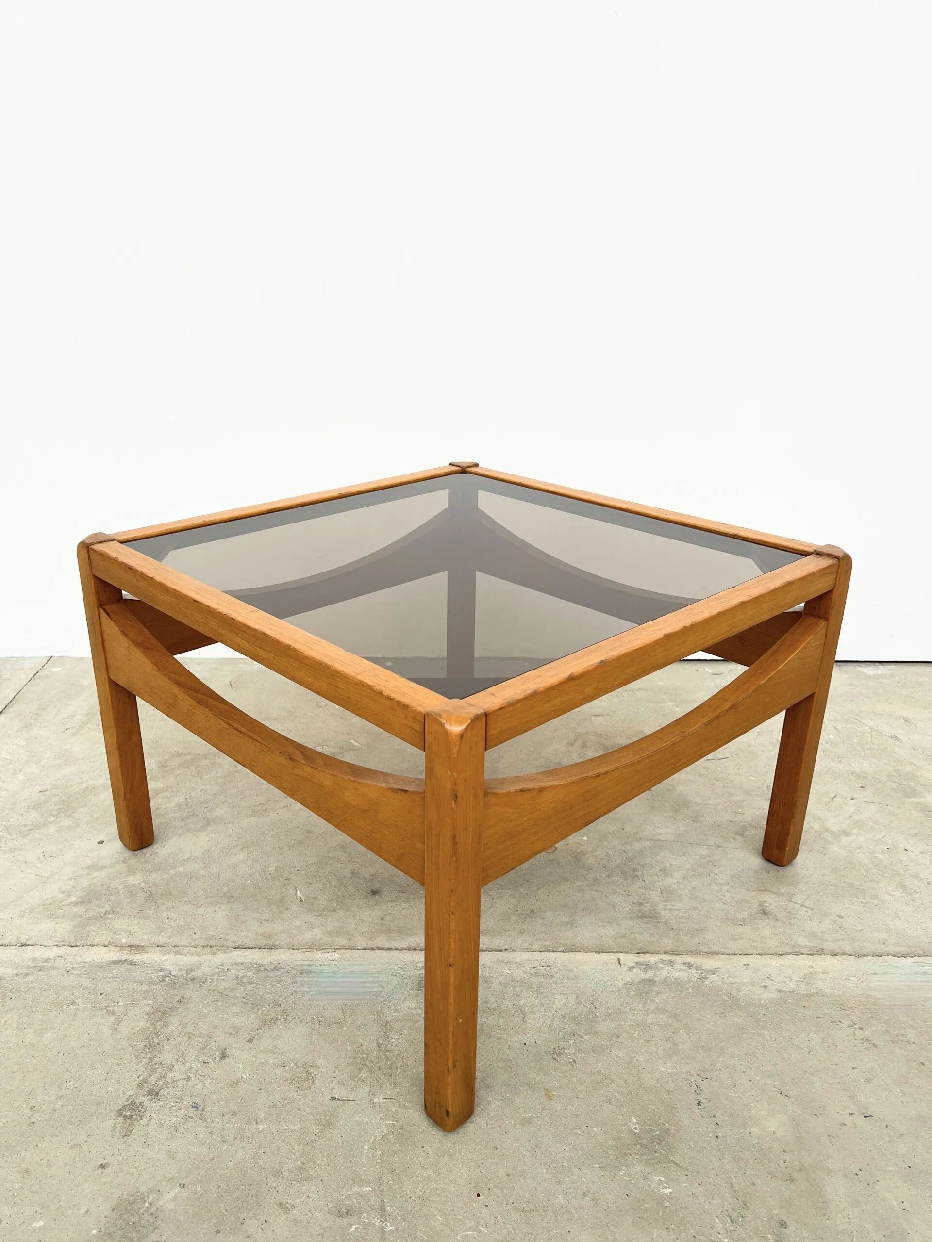 "Reverso" Coffee Table Structure – New Bronze Glass