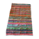 Multicolored woven cotton rug - 108cm x 180cm