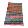 Tapis en coton tissé multicolore - 108cm x 180cm