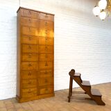Old notary furniture in oak of the 30s