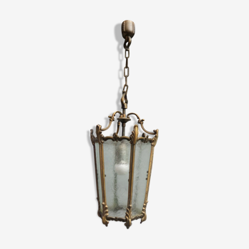 Bronze lantern louis XVI style in working order - 2.7 kg