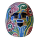 Mexican mask in colored terracotta, 1970s, Mexican