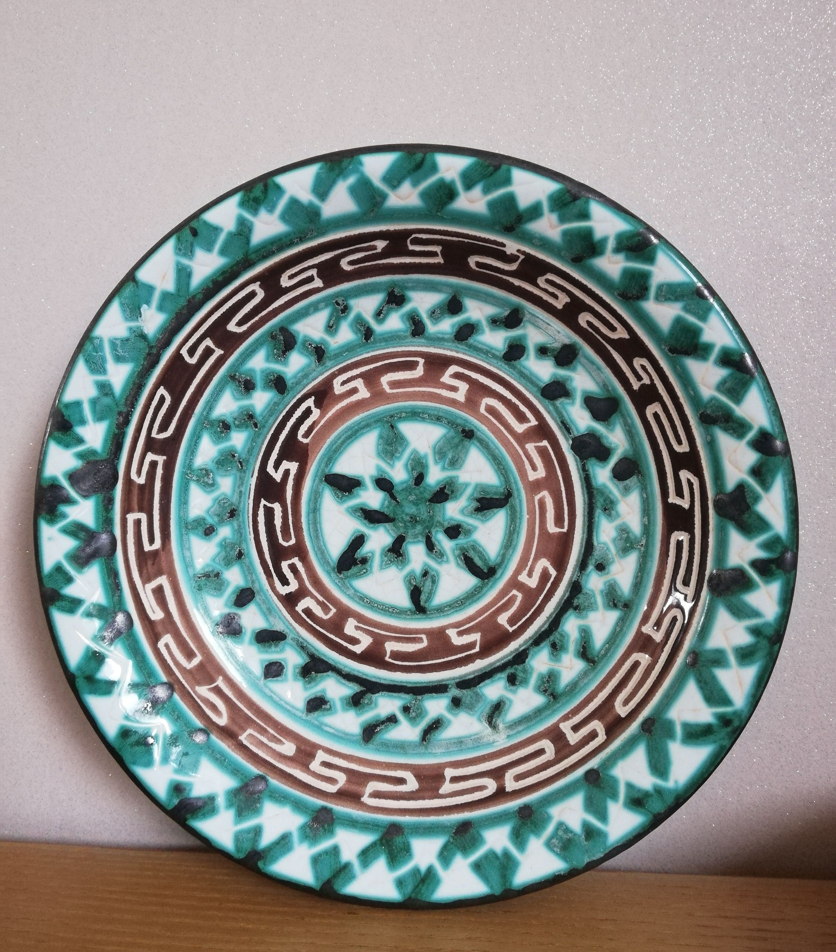 Series of 4 hollow plates Robert Picault Vallauris