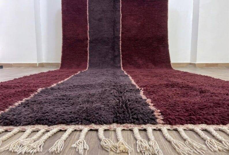 Handwoven pure wool traditional Boujaad rug 150/250 cm