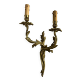 Gilded bronze wall lamp