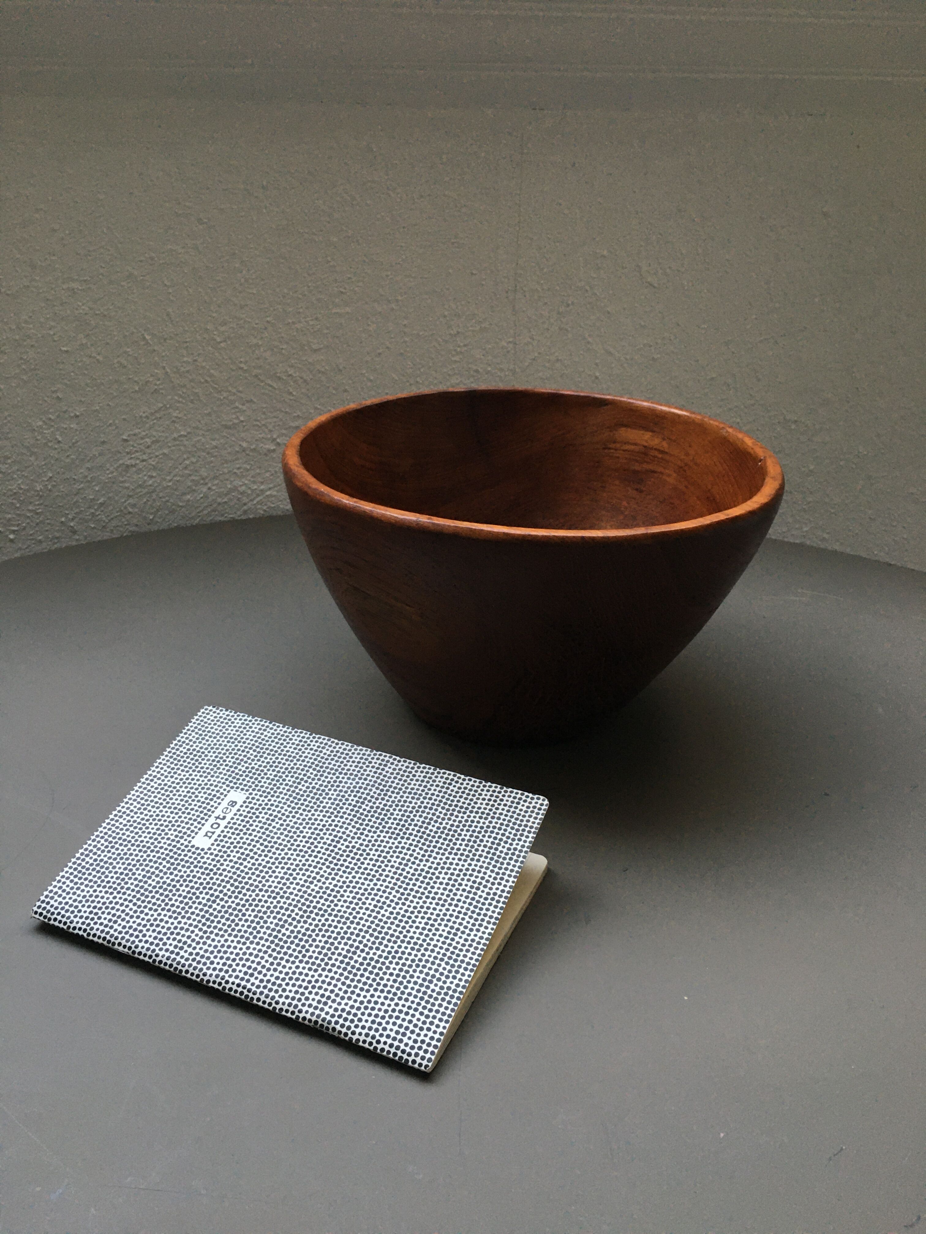Vintage teak salad bowl