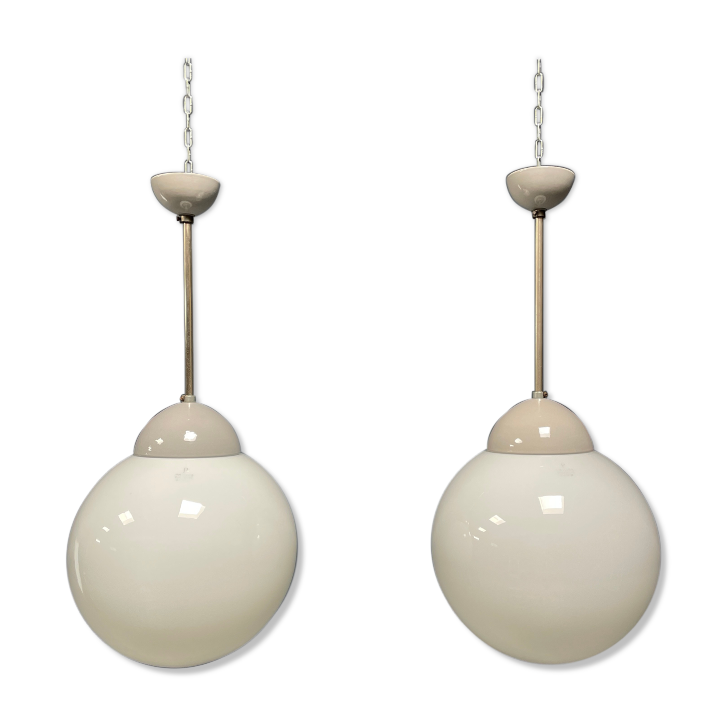 Ensemble de deux suspensions opalines Philips Phililight