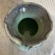 Blue lava style vase Vallauris