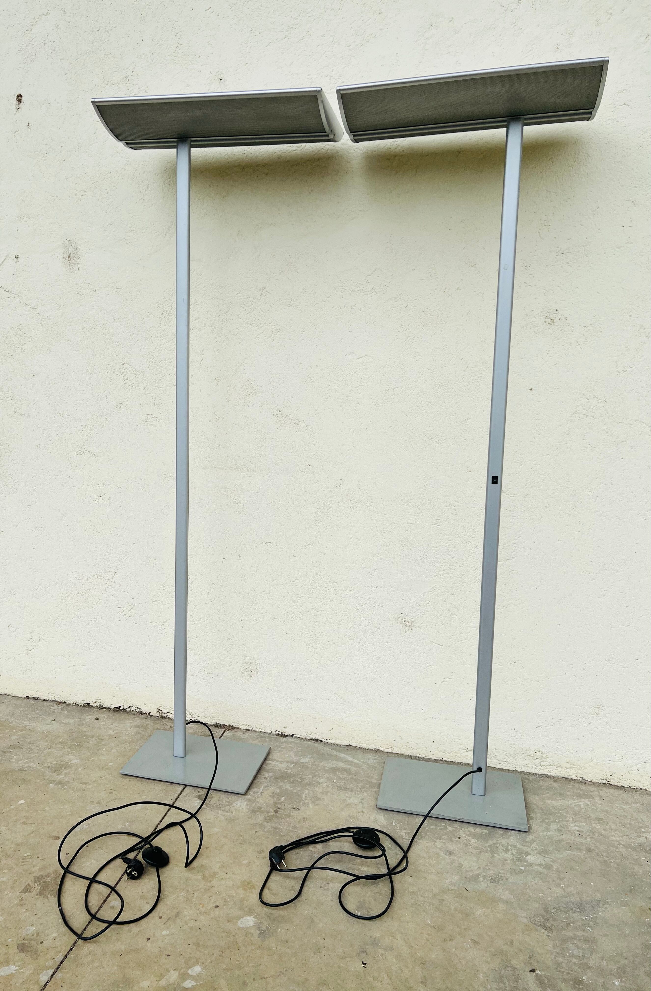Pair of street lamps