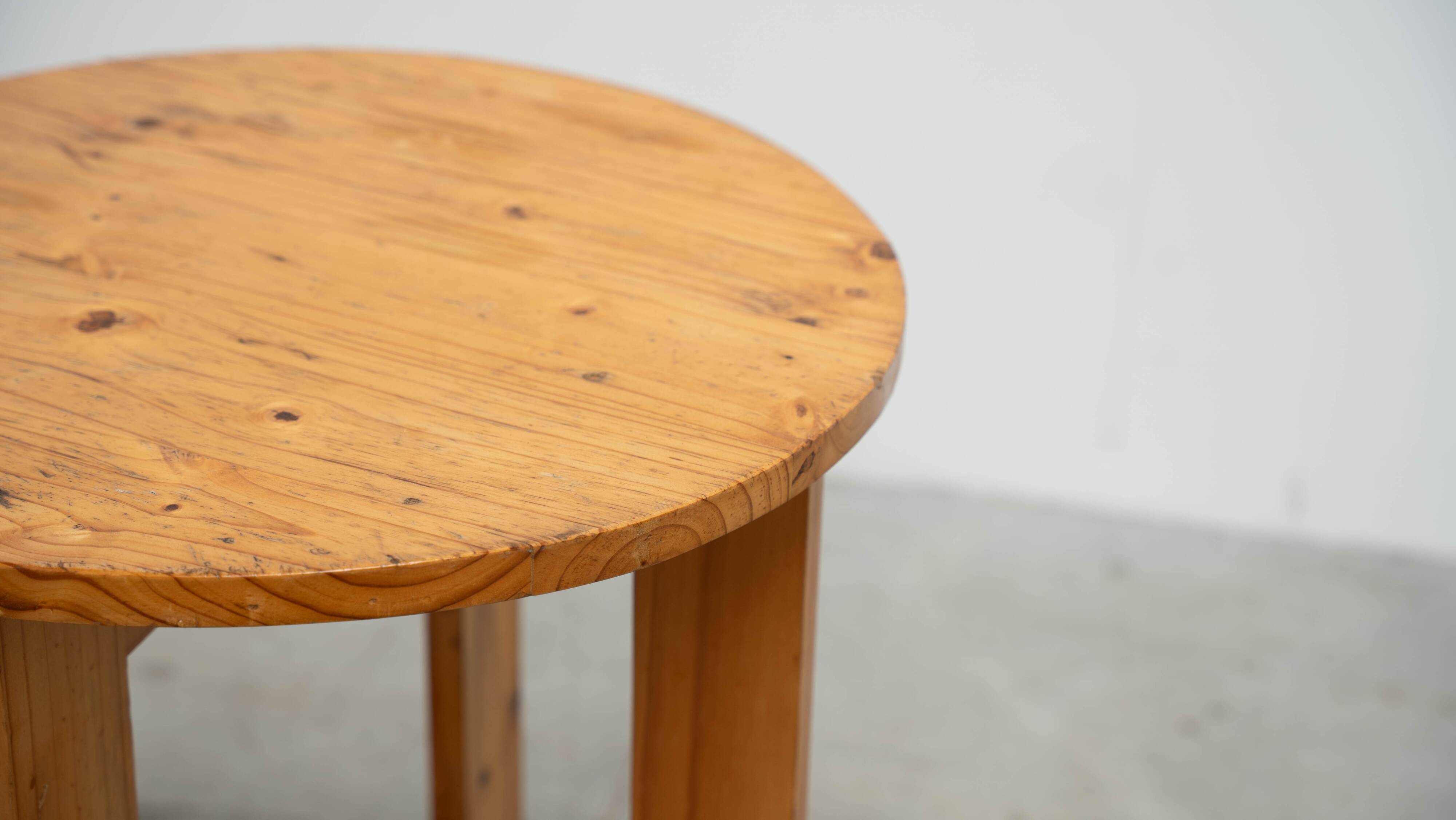 French pine side table