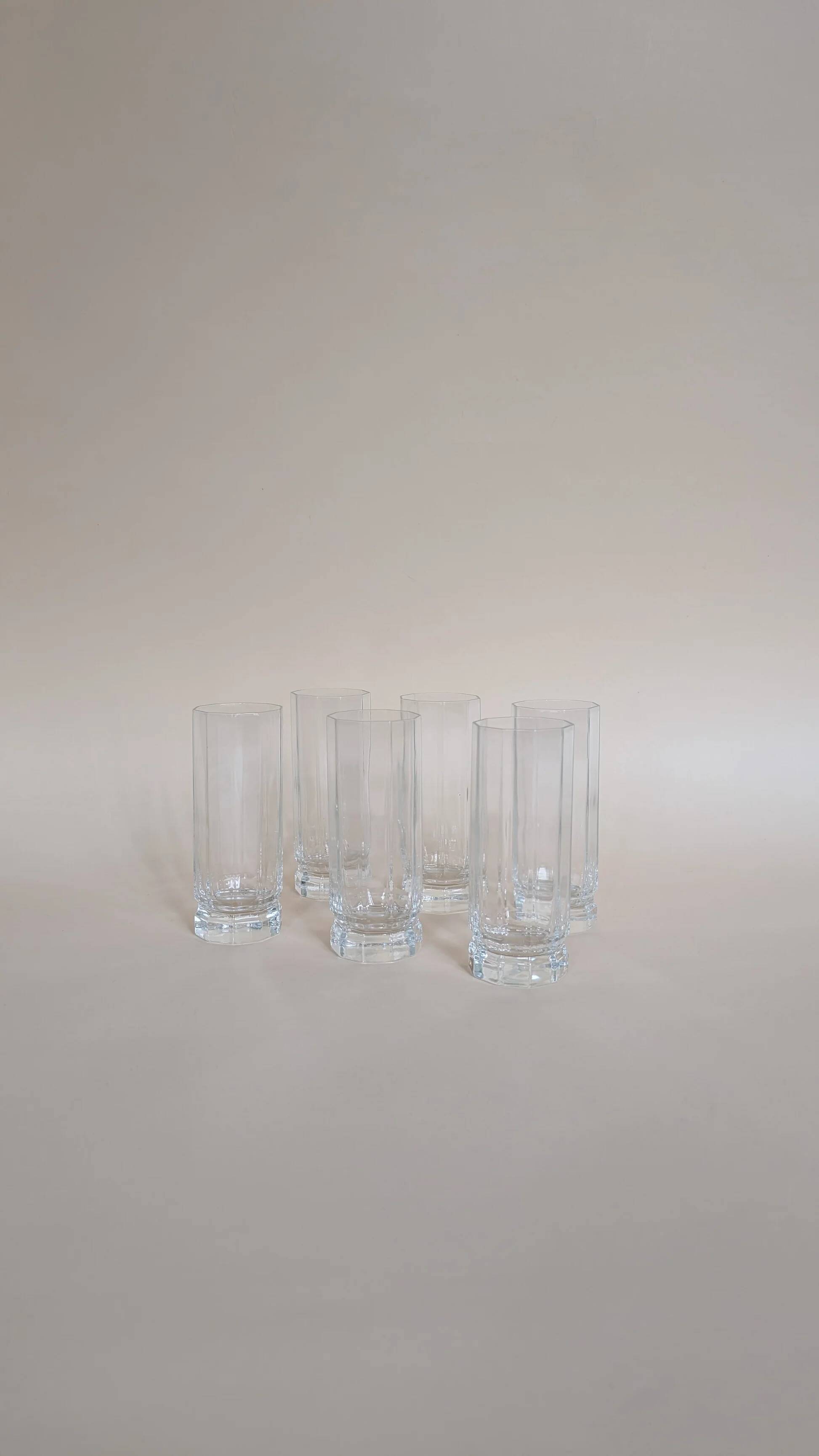 Set of 6 glasses
