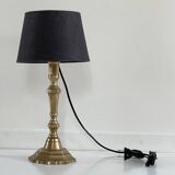 Lampe chic laiton massif vintage