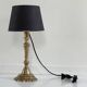 Chic vintage solid brass lamp