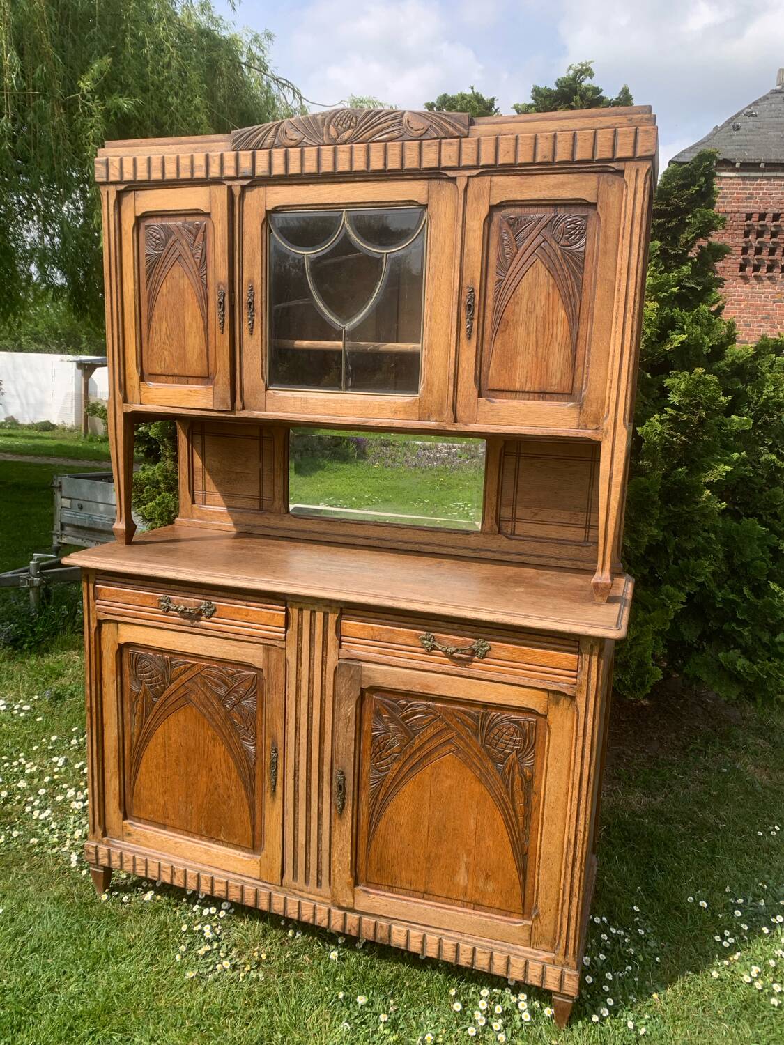 Art Deco Oak Sideboard