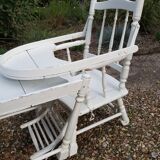 Old white baby high chair