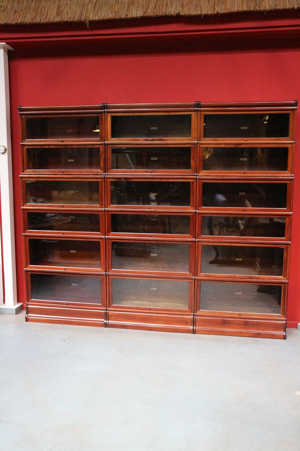 Antique mahogany bookcase