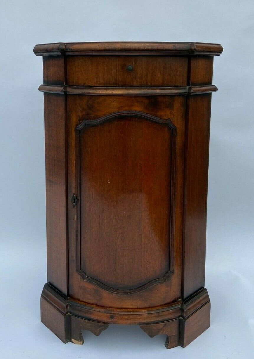 Encoignure 1940 1 door curve 1 small drawer