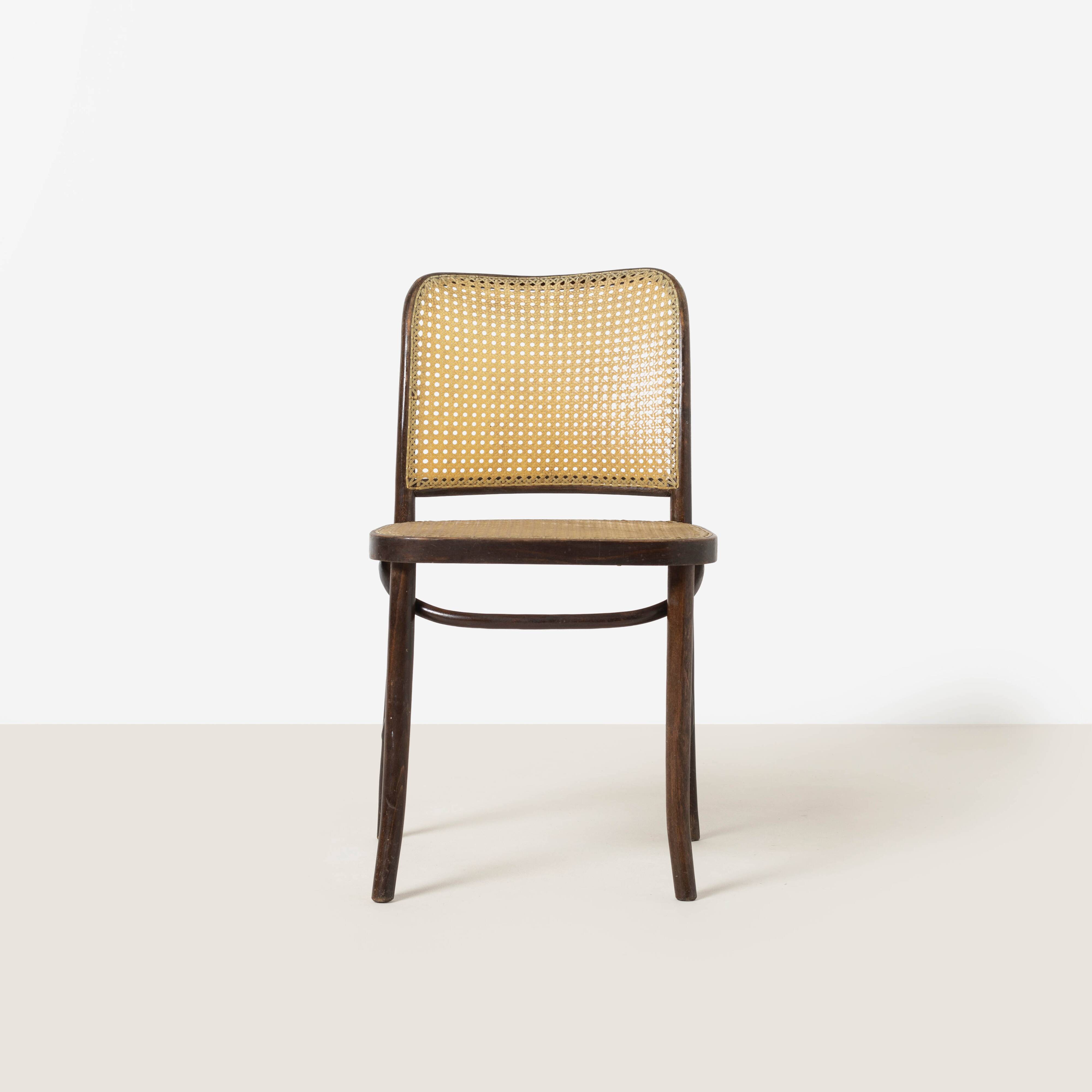 Set of 4 model 811 dining chairs by Josef Hoffmann, Poland, circa 1980