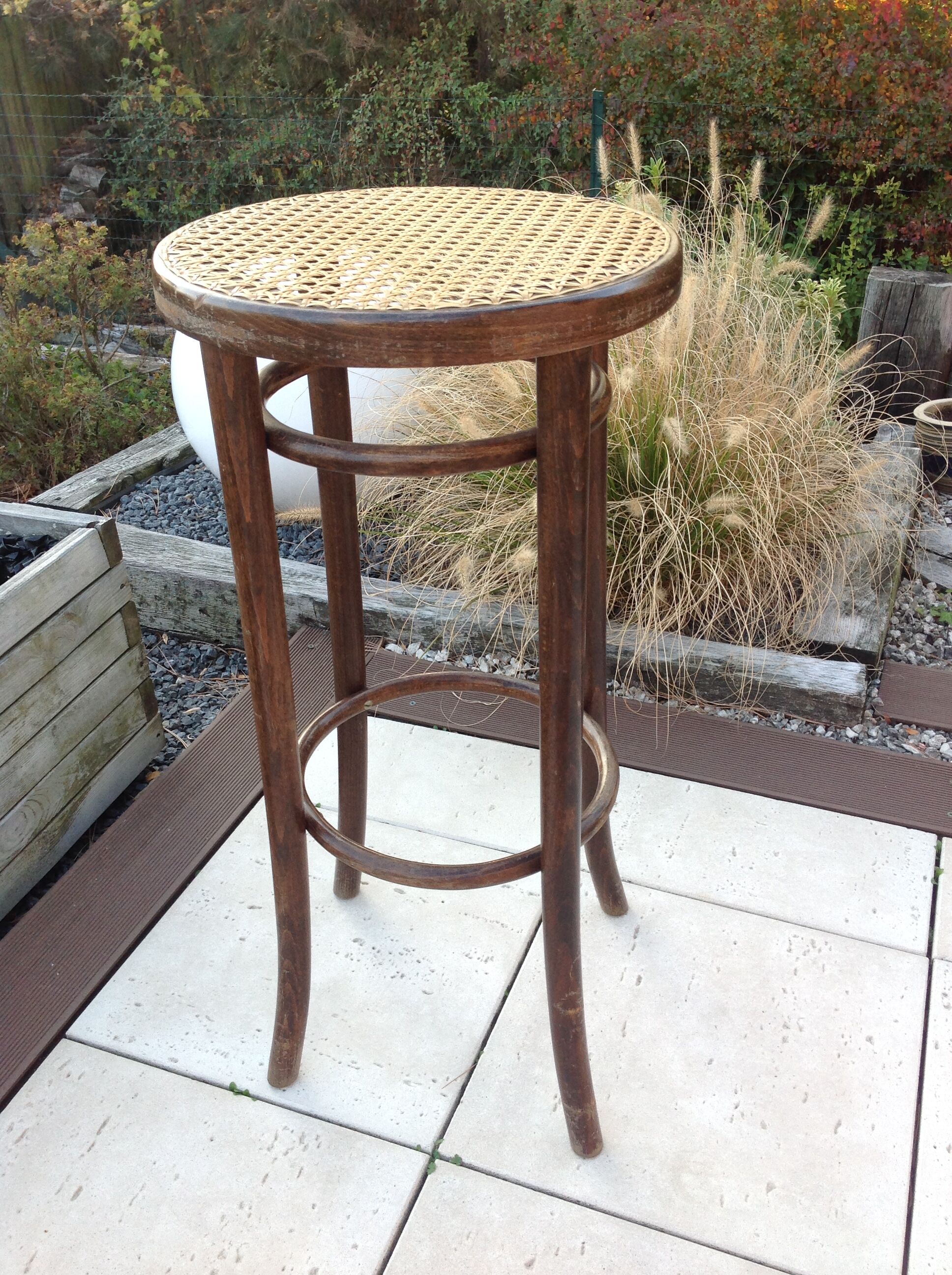 Ancien tabouret de bar par FMB vintage années 50