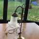 Reglable brass table lamp