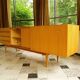 Sideboard in cherrywood with sliding doors from Wilhelm Renz, Germany 1960s