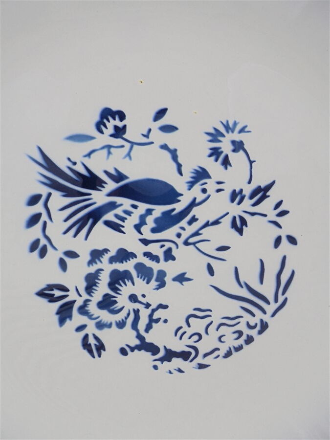 Touraine Digoin x 10 dessert plates