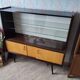 Old showcase buffet furniture vintage scandinavian wood