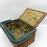 Panier à couture en osier