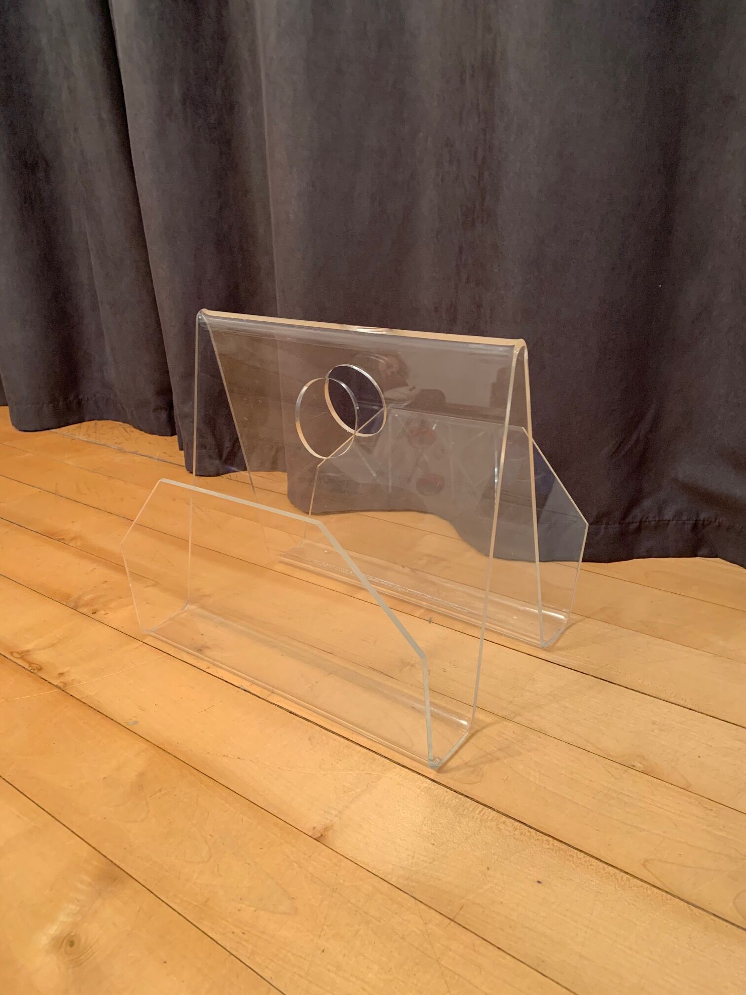 Lucite newspaper magazine, 1970s