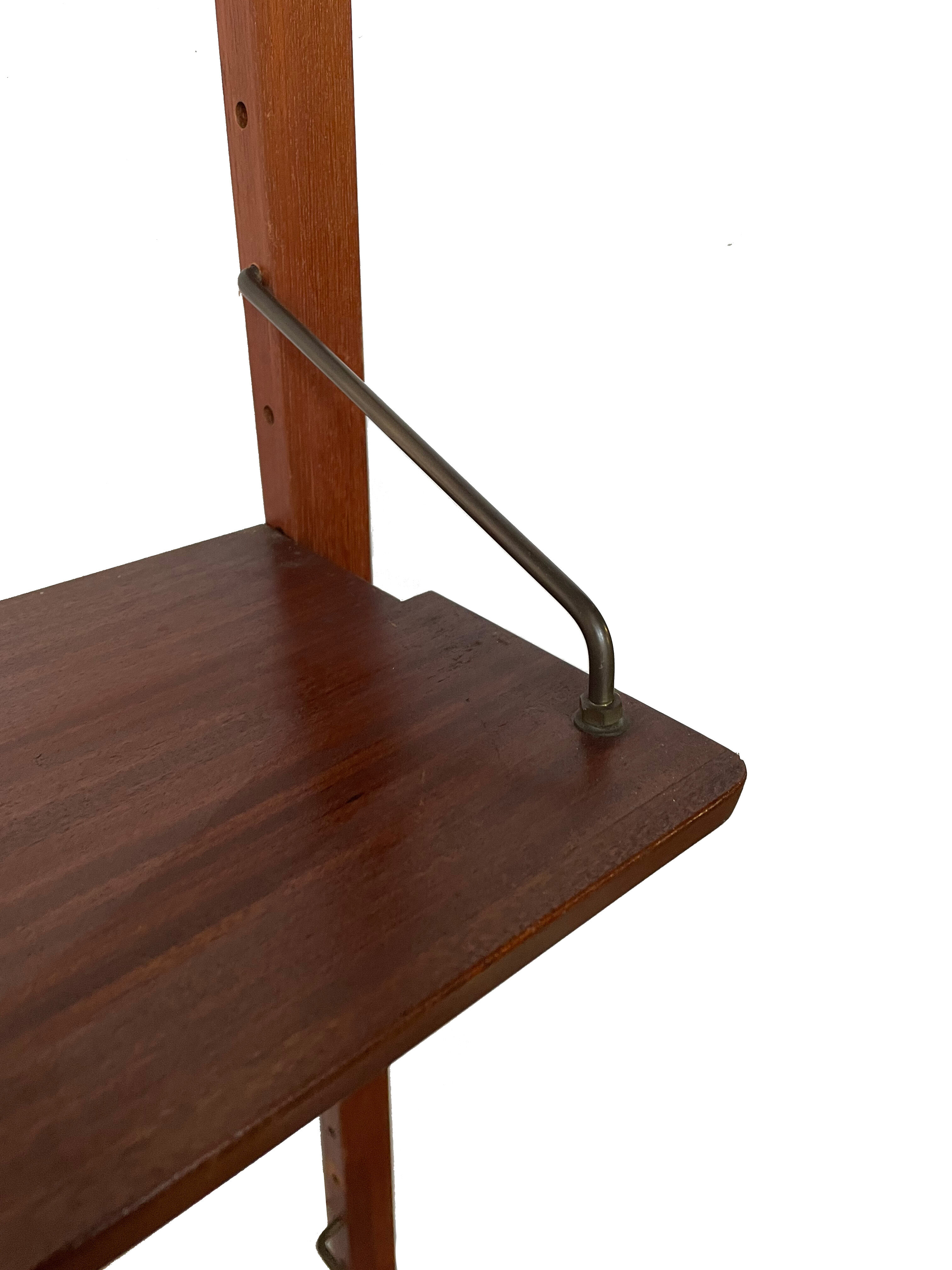 Vintage wall system minimalist Danish design 1960s