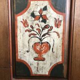Armoire meuble polychrome alsacien 1757
