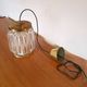 Scandinavian brass and glass pendant for Reijmyre by Paul Kedelv