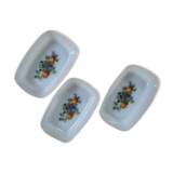 Raviers containers Arcopal Fruits old Lot of 3