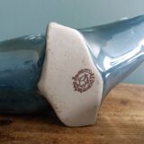 Salière poivrier moutardier zoomorphe, poisson en porcelaine